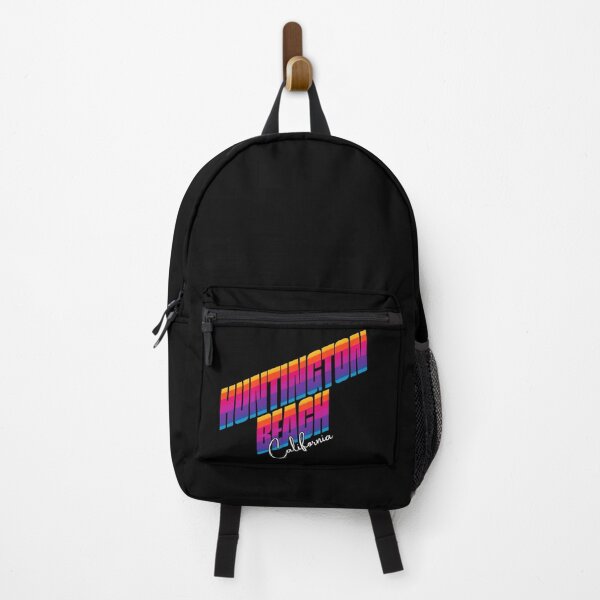 Item preview, Huntington Beach California Retro 80s Stripe Design designed and sold by DonnaRaine.