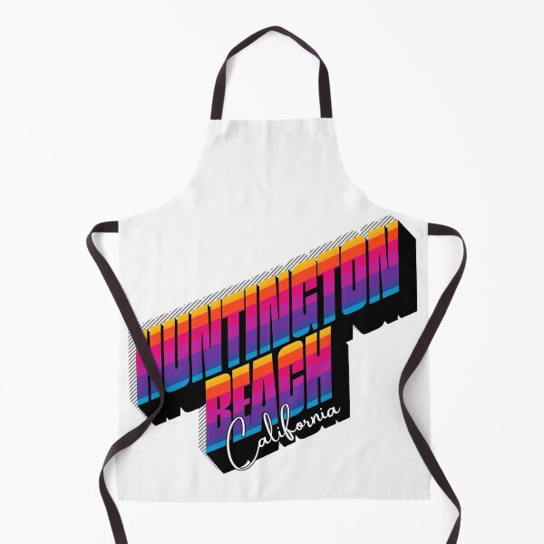Item preview, Huntington Beach California Retro 80s Stripe Design designed and sold by DonnaRaine.