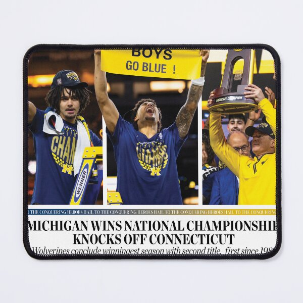 Item preview, The Michigan Daily Front Cover 4/8/26 (Men's Basketball National Champions) designed and sold by michigan-daily.
