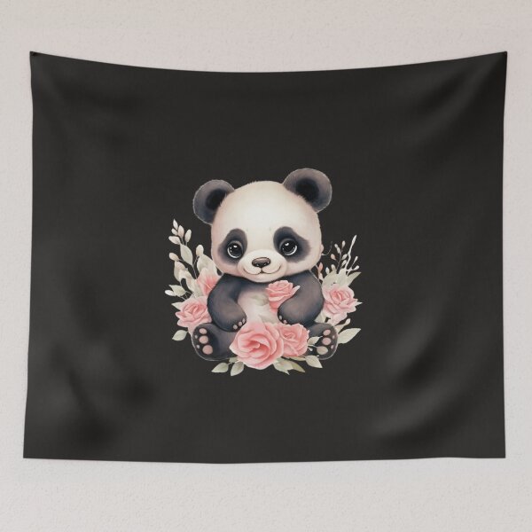 Item preview, cute panda plushie designed and sold by boldbrushstroke.