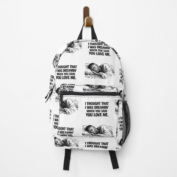 Item preview,  “I thought that I was dreamin’ when you said you love me" - Frank Ocean Ivy Lyrics Art – Blonde-Inspired Black and White Dream Print designed and sold by Donsean22.