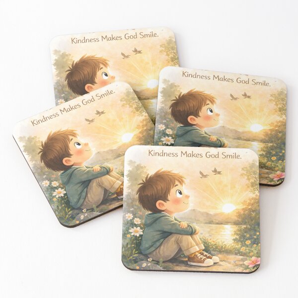 Item preview, Personalized Christian Kids Wall Art, Adrian Kindness Makes God Smile Print, Faith Based Boy Room Decor designed and sold by LoveNurseries.