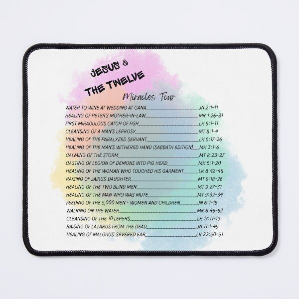 Item preview, Miracles Tour - Jesus & The Twelve designed and sold by Ash Tree Designs.