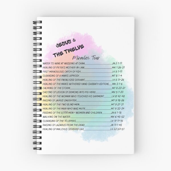 Item preview, Miracles Tour - Jesus & The Twelve designed and sold by Ash Tree Designs.