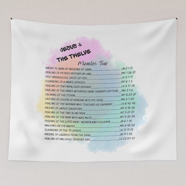 Item preview, Miracles Tour - Jesus & The Twelve designed and sold by Ash Tree Designs.