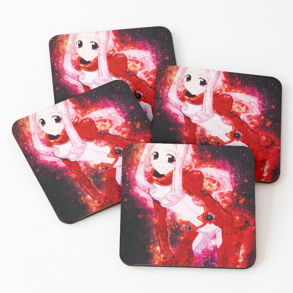 Item preview, Darry Adai Gurren Lagann Pink Hair Cheerful Red Sparkle Cozy Vibes designed and sold by mildaclairmo.