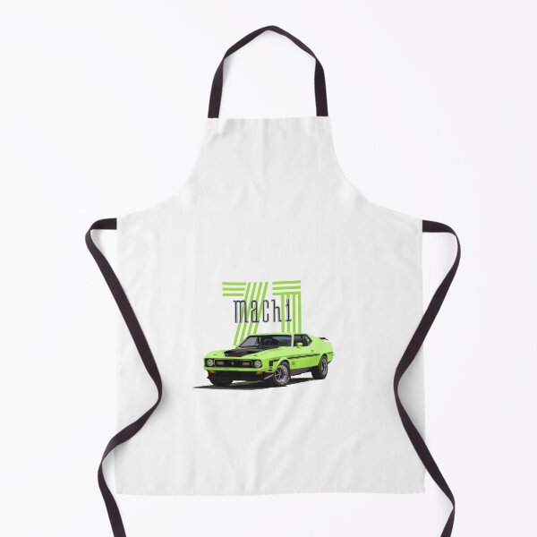 Item preview, 1971 Mustang Mach 1 Green Classic Muscle Car Art designed and sold by TheArtOfCar.