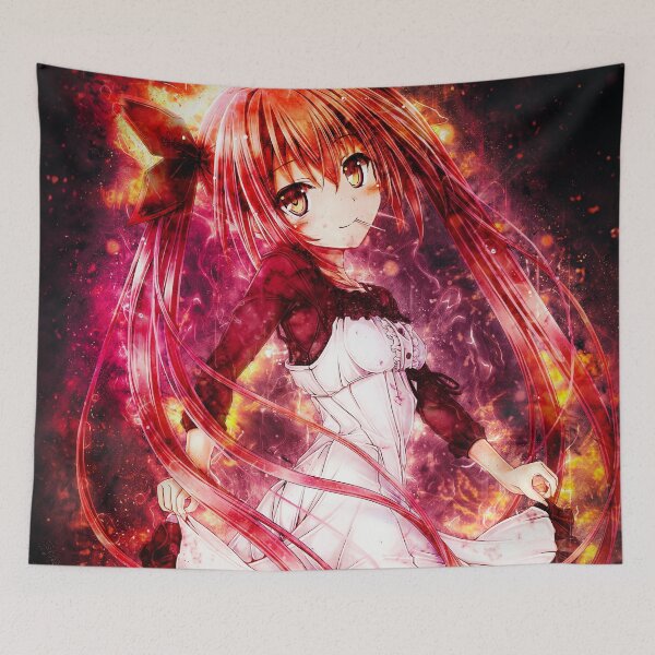 Item preview, Kotori Itsuka Date A Live Red Hair Twin Tails Crimson Glow designed and sold by mildaclairmo.