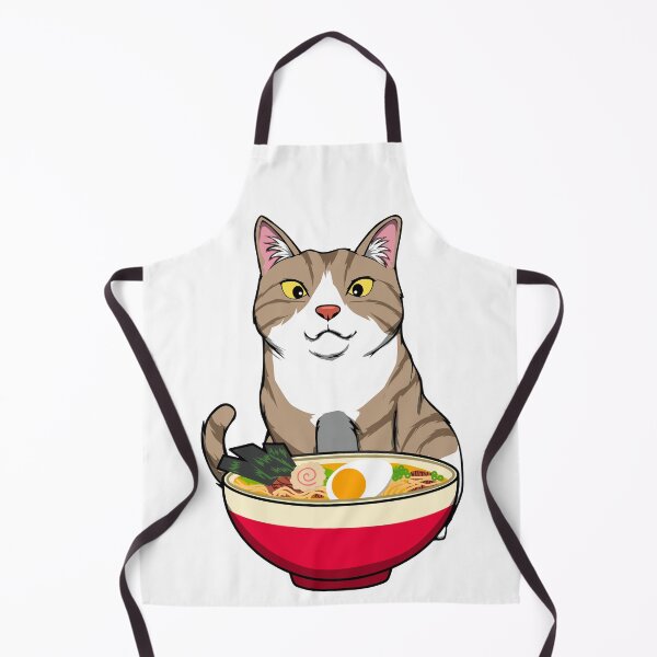 Item preview, Happy Brown Cat and Ramen designed and sold by Jaudaux Designs.