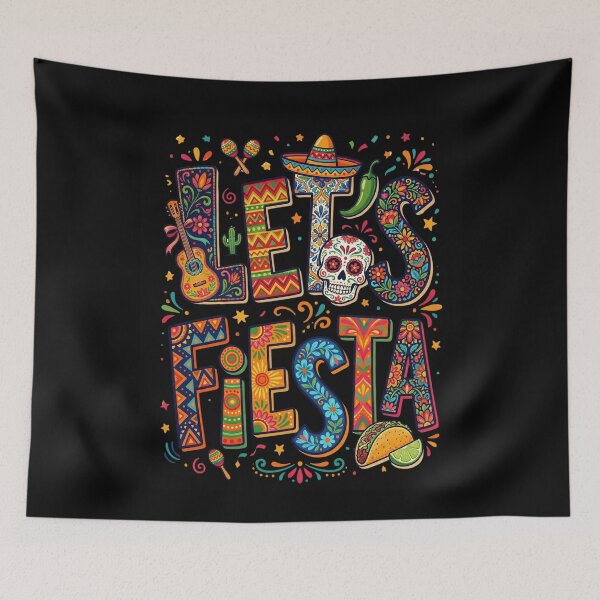 Item preview, Let's Fiesta Mexican Celebration Cinco De Mayo Festival designed and sold by SofenArt.