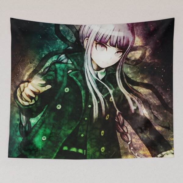 Item preview, Kyoko Kirigiri Danganronpa Teal Mystery Anime Girl Portrait designed and sold by mildaclairmo.