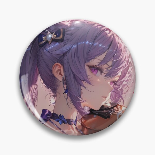 Artikelvorschau, Keqing Genshin Impact Pastel Sky Violine Seitenansicht entworfen und verkauft von TanglenRabbit.