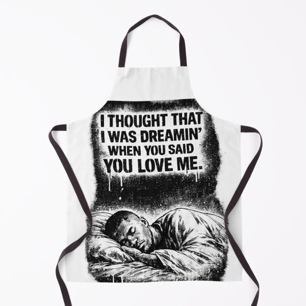 Item preview, “I thought that I was dreamin’ when you said you love me" - Frank Ocean Ivy Lyrics Art – Blonde-Inspired Black and White Dream Cool Print designed and sold by Donsean22.