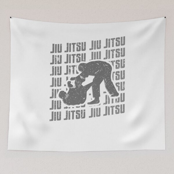 Item preview, Jiu Jitsu Repeat Combat Grappler Silver designed and sold by KNUXX Shop.