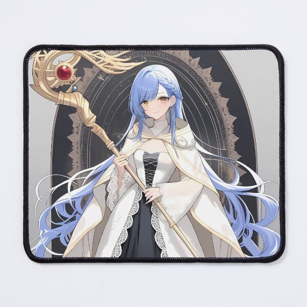 Item preview, Myne Ascendance of a Bookworm White Robe Sacred Staff Grace designed and sold by TanglenRabbit.