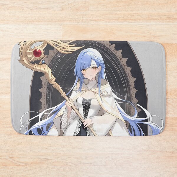 Item preview, Myne Ascendance of a Bookworm White Robe Sacred Staff Grace designed and sold by TanglenRabbit.