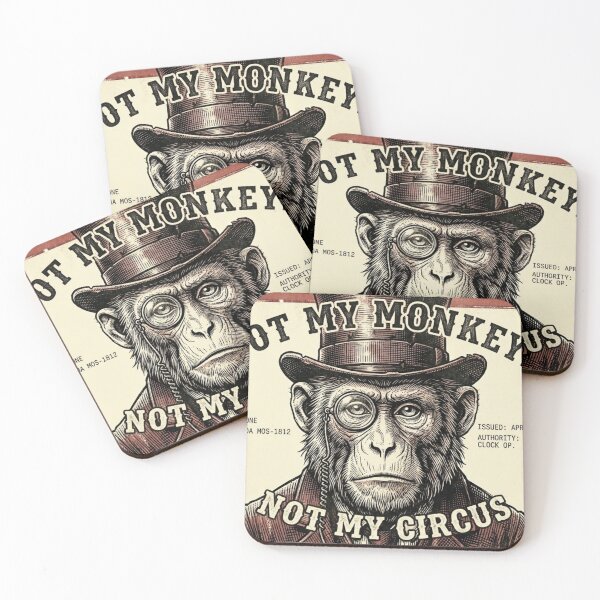 Item preview, The Chimpanzee's Letter of Resignation designed and sold by Mission Top-Secret Co..
