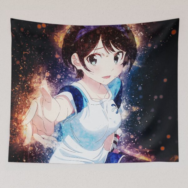 Item preview, Ruka Sarashina Rent A Girlfriend Energetic Summer Pink Glow designed and sold by mildaclairmo.