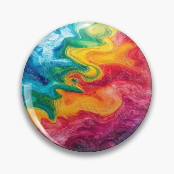 Item preview, Liquid Rainbow Flow Abstract Sticker designed and sold by StickaSketch.