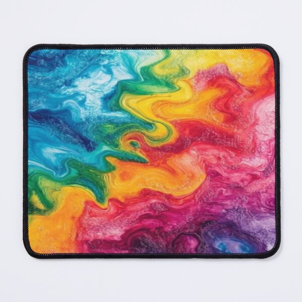 Item preview, Liquid Rainbow Flow Abstract Sticker designed and sold by StickaSketch.
