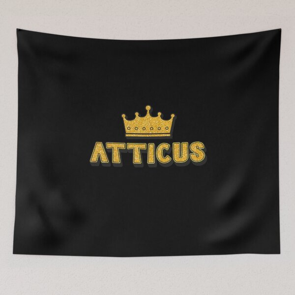 Item preview, Atticus Personalized Name With Crown - Cool & Funny Custom Gift for Men and Boys designed and sold by Oussinc.
