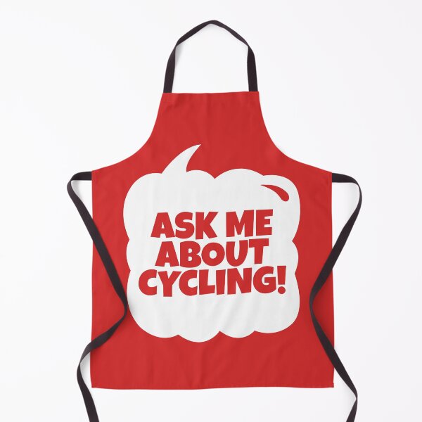 Item preview, Ask Me About Cycling Funny Cyclist Speech Bubble designed and sold by MaryAller.