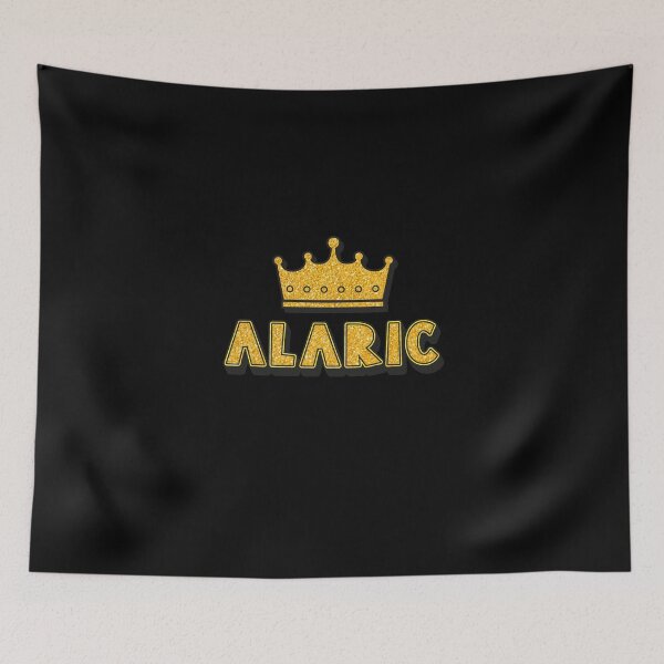 Item preview, Alaric Personalized Name With Crown - Cool & Funny Custom Gift for Men and Boys designed and sold by Oussinc.