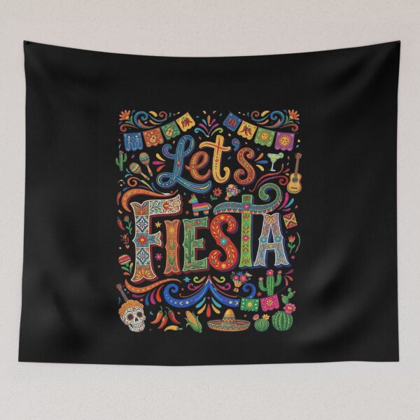 Item preview, Let's Fiesta Mexican Celebration Cinco De Mayo Party designed and sold by SofenArt.
