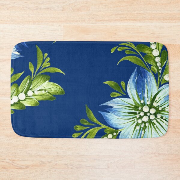Item preview, delicate blue flower, Ukraine art, Petrykivka style, author's drawing designed and sold by Sunflower-7.