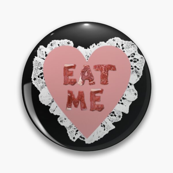 Item preview, Eat Me Heart designed and sold by PopBubbleShop.