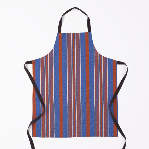 Item preview, Vintage Wavy Stripe Pattern-Blue & Rust Vertical Retro Coastal Lines designed and sold by Brianaidesigns.