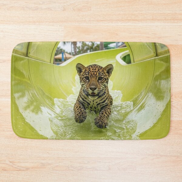 Item preview, Jaguar Cub Has Fun in Water Park designed and sold by Tridentulus.