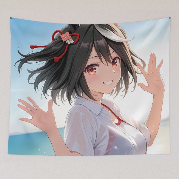 Item preview, Kitasan Black Uma Musume Ocean Wave Blue Sky designed and sold by TanglenRabbit.
