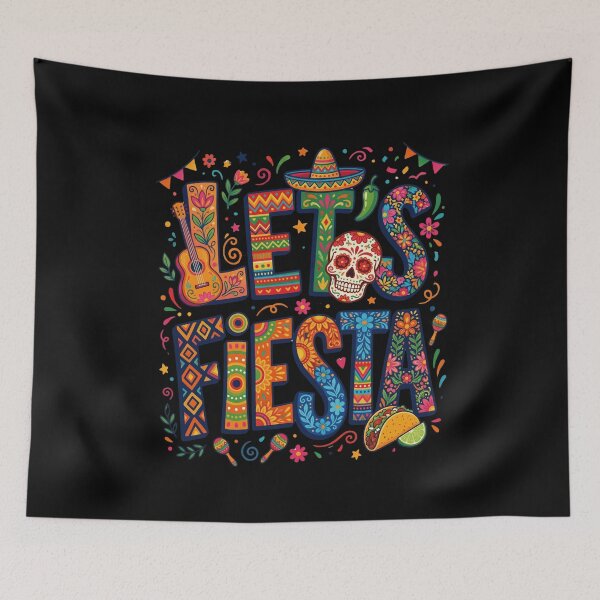 Item preview, Let's Fiesta Mexican Celebration Cinco De Mayo Party designed and sold by SofenArt.