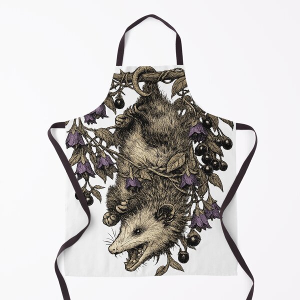 Item preview, Vintage Opossum Nightshade Botanical Illustration designed and sold by Retro Mood Co.