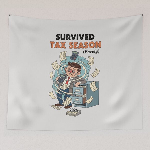 Item preview, Survived Tax Season (Barely) designed and sold by FlamaC.