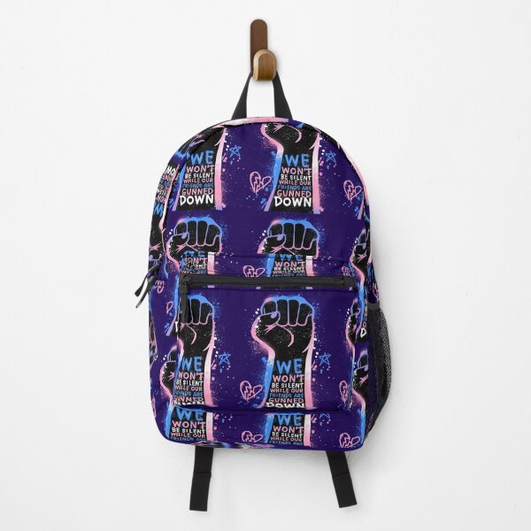 Item preview, WE WON'T BE SILENT WHILE OUR FRIENDS ARE GUNNED DOWN, Perfect for Pride designed and sold by HippieStitched.