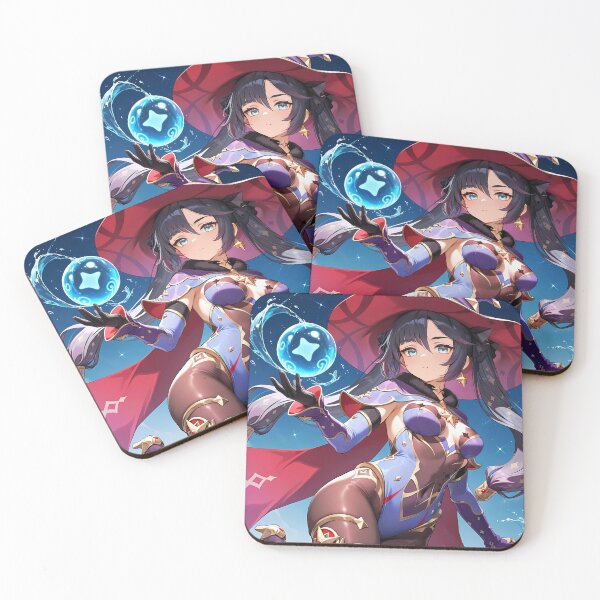 Item preview, Mona Genshin Impact Starry Night Water Orb Spell designed and sold by TanglenRabbit.
