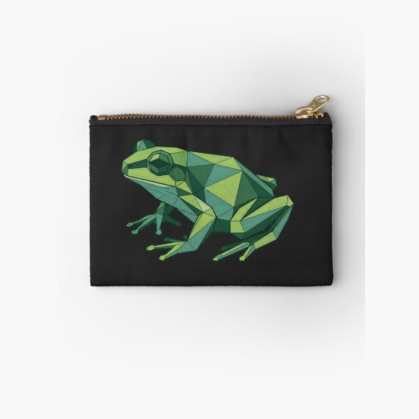 Item preview, Green Frog Low Poly – Geometric Design T-Shirt for Biology Students designed and sold by bsbd-action.