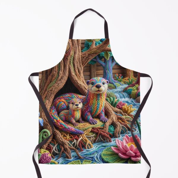 Aperçu de l'œuvre Loutres en laine par Yarn Lily Pond créée et vendue par Tridentulus.