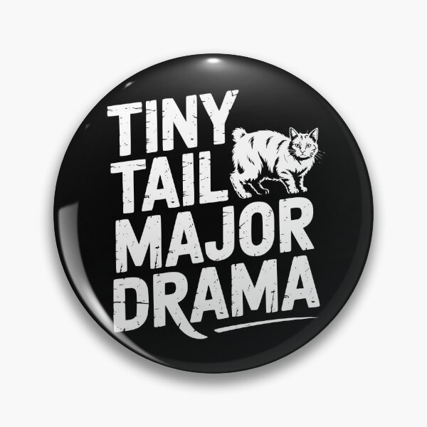 Item preview, Tiny Tail Major Drama Bobtail Cat designed and sold by theartfulaspie.