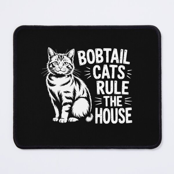 Item preview, Bobtail Cats Rule the House designed and sold by theartfulaspie.