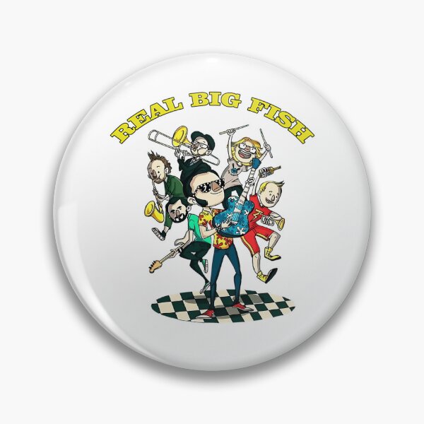 Item preview, Reall Big Fishs Cartoon Band Fan Art designed and sold by SATURDAYSRELICS.
