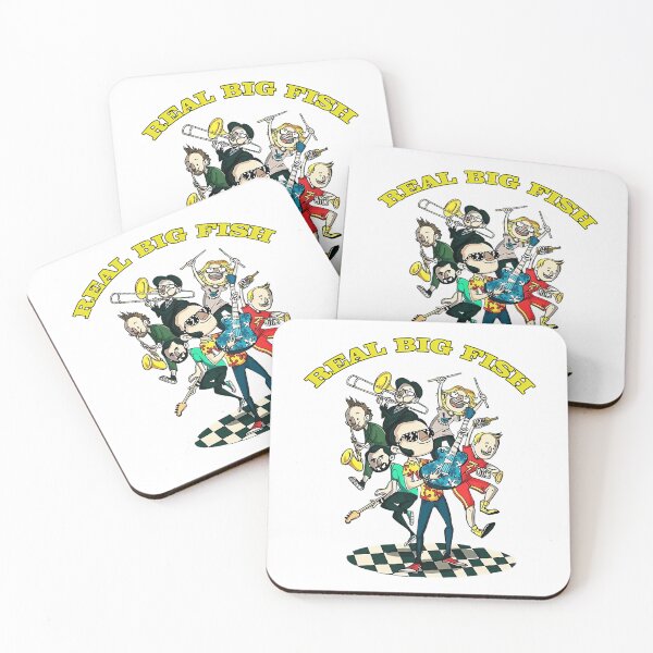 Item preview, Reall Big Fishs Cartoon Band Fan Art designed and sold by SATURDAYSRELICS.