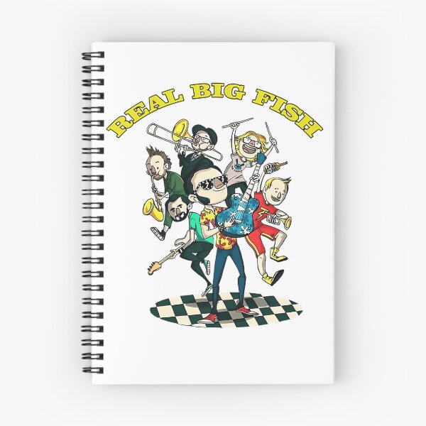 Item preview, Reall Big Fishs Cartoon Band Fan Art designed and sold by SATURDAYSRELICS.