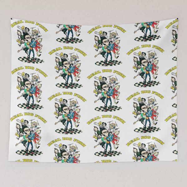 Item preview, Reall Big Fishs Cartoon Band Fan Art designed and sold by SATURDAYSRELICS.