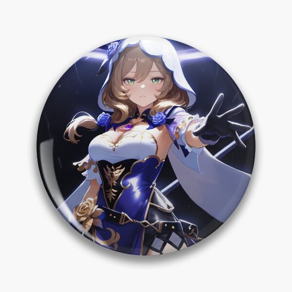 Item preview, Lisa Genshin Impact Electro Lightning Mage Pose designed and sold by TanglenRabbit.