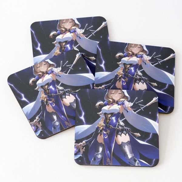 Item preview, Lisa Genshin Impact Electro Lightning Mage Pose designed and sold by TanglenRabbit.