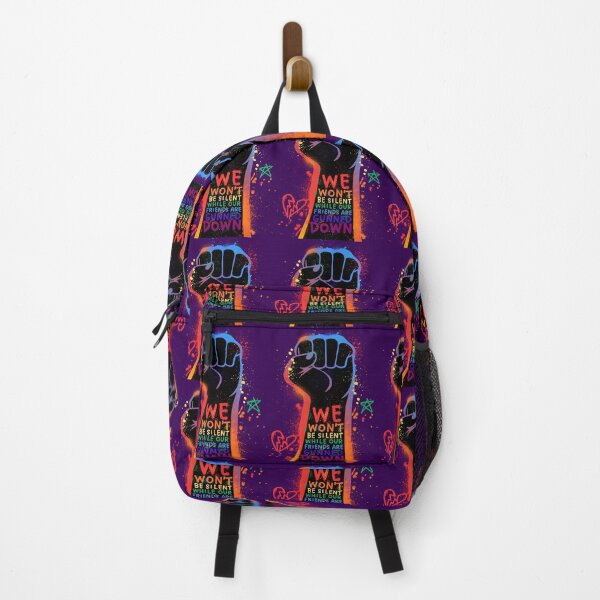 Item preview, WE WON'T BE SILENT WHILE OUR FRIENDS ARE GUNNED DOWN, Perfect for Pride designed and sold by HippieStitched.