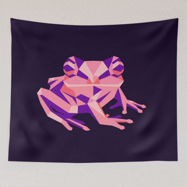 Item preview, Geometric Neon Frog – Cyberpunk Style Phone Case for Gamers designed and sold by bsbd-action.
